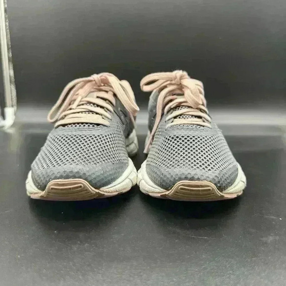 Asics Womens Size 6.5 Running Shoes Gel-33 Gray Pink Sneakers Lightweight GUC - Picture 3 of 8